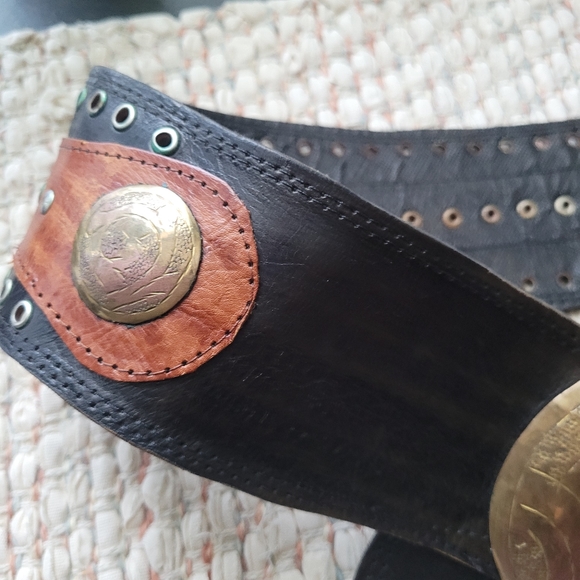 Wide Boho Belt Size Small - Picture 3 of 5